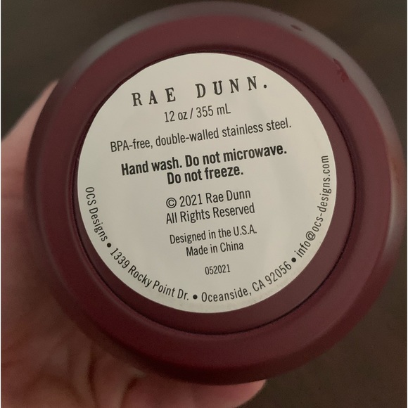 Rae Dunn stainless steel wine glass - Picture 2 of 3